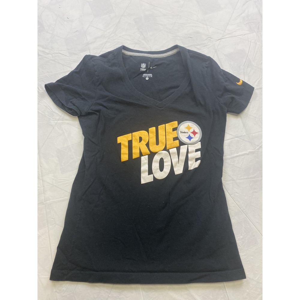 Nike Women's Pittsburgh Steelers True Love Black Shirt Size Medium